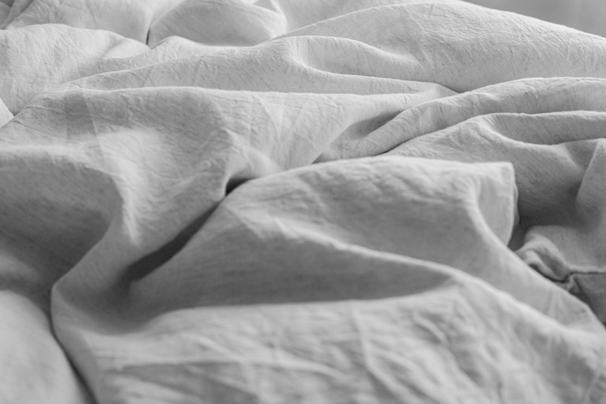 Drap de lin dans des tons doux